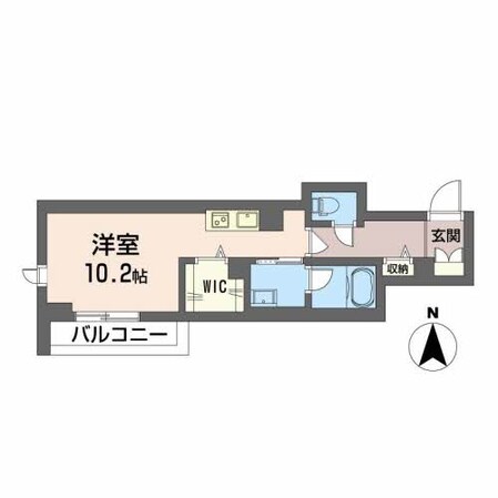 ペルル金屋町の物件間取画像